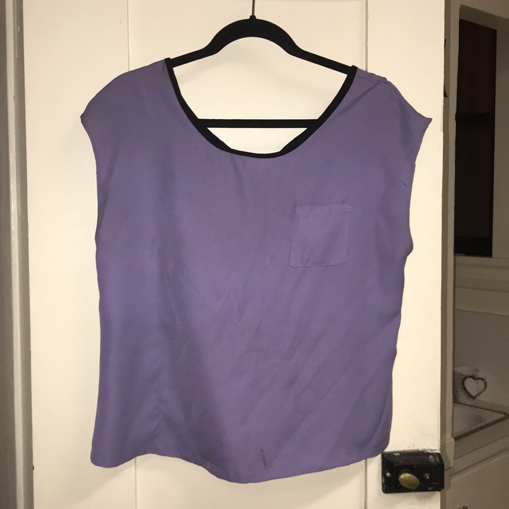Purple blouse